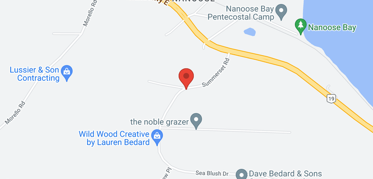 map of 2398 SUMMERSET ROAD
